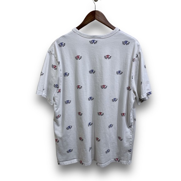 Champion Men's‎ All Over Print T Shirt White / Multi 

Size XL 23.5 x 29 - Picture 2 of 3